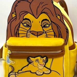 Loungefly Mufasa and Simba Cosplay Backpack